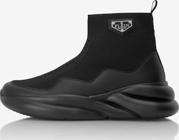 Sneaker alta 'Skywalker' di Philipp Plein in nero: frontale