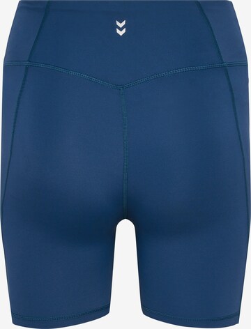 Hummel Slim fit Workout Pants 'Active' in Blue