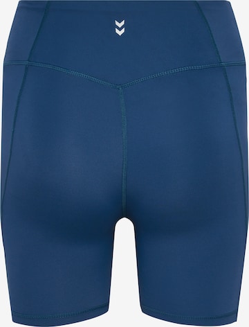 Hummel Slimfit Sporthose 'Active' in Blau