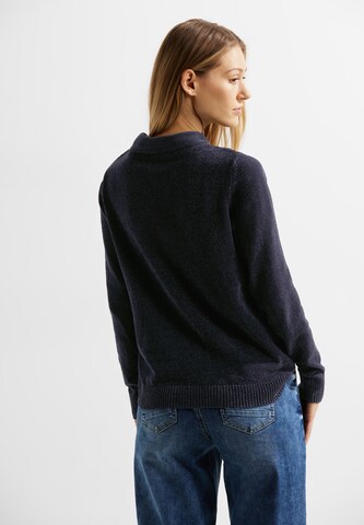 CECIL Sweater 'Chenille' in Blue