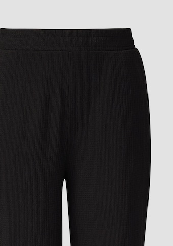 s.Oliver Wide leg Broek in Zwart
