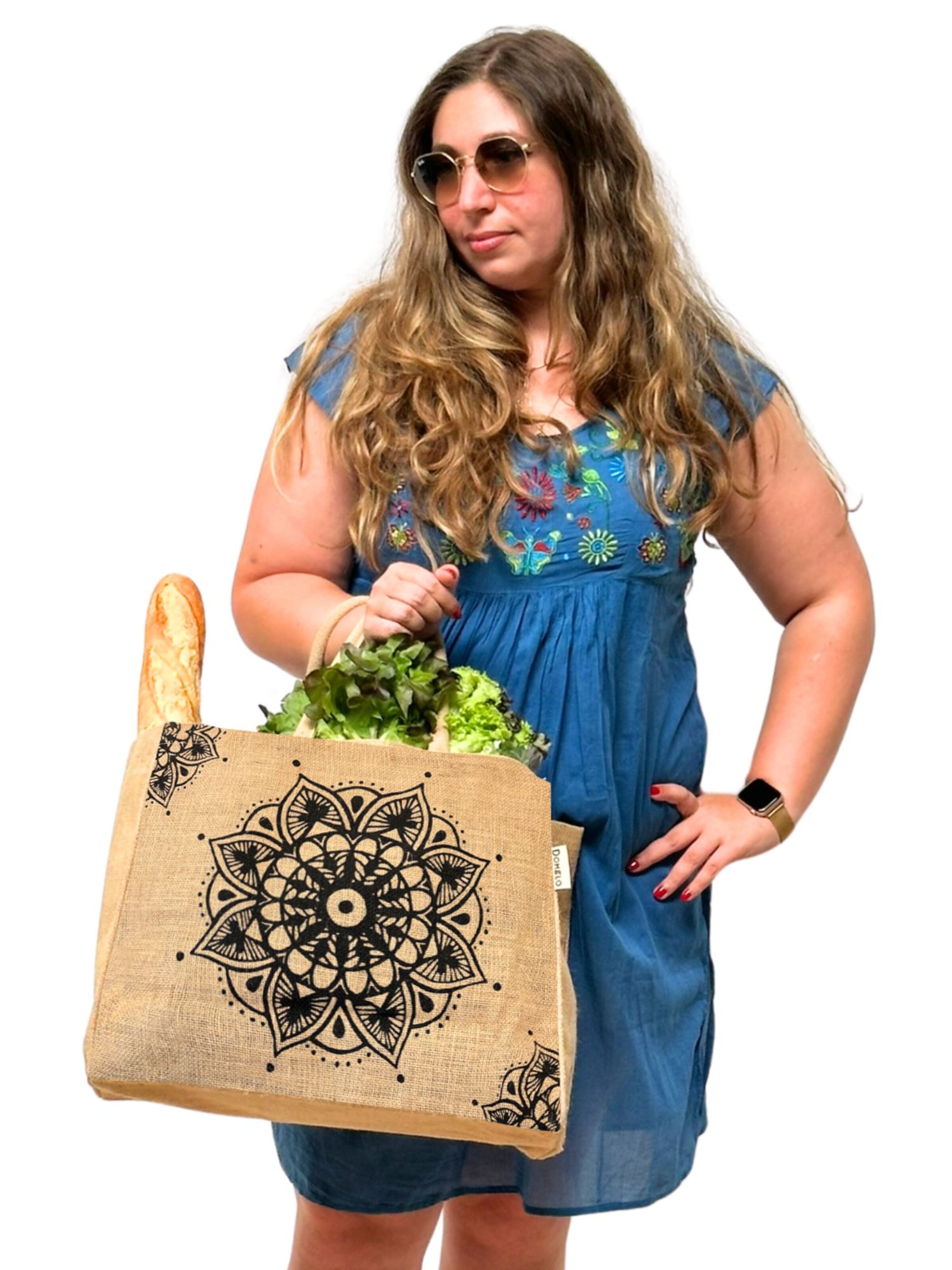 DOMELO Beach Bag 'Domelo' in Beige