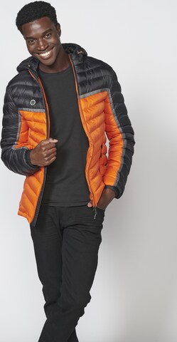 KOROSHI Winterjacke in Schwarz