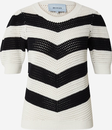 balts minus Džemperis: no priekšpuses