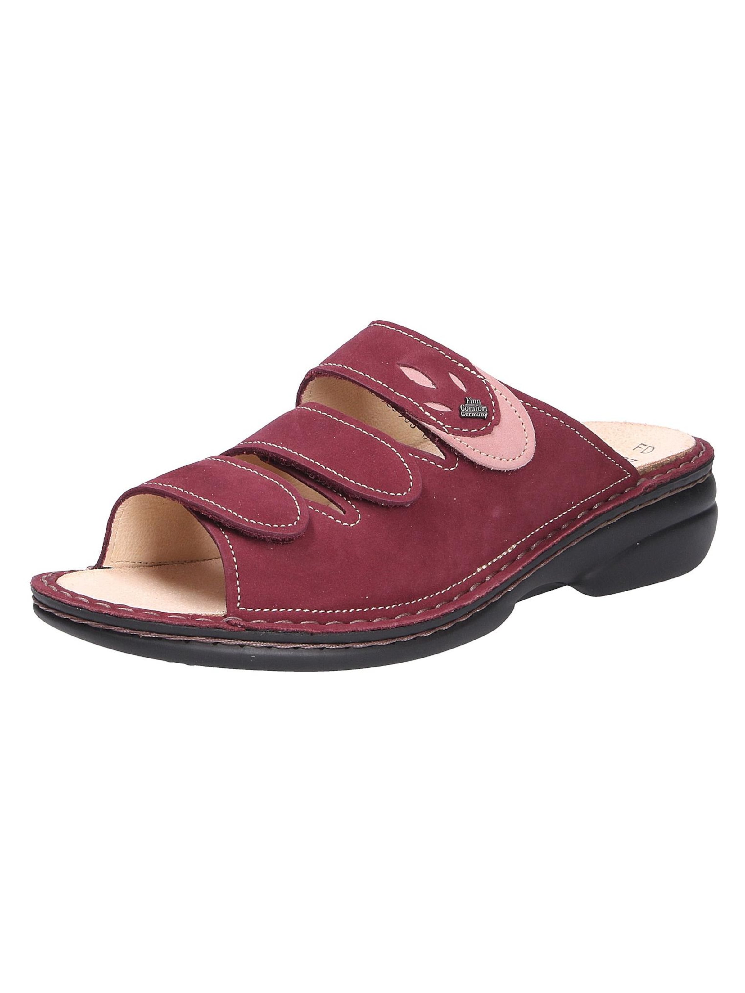 Finn Comfort Mules 'KOS' in Red: front