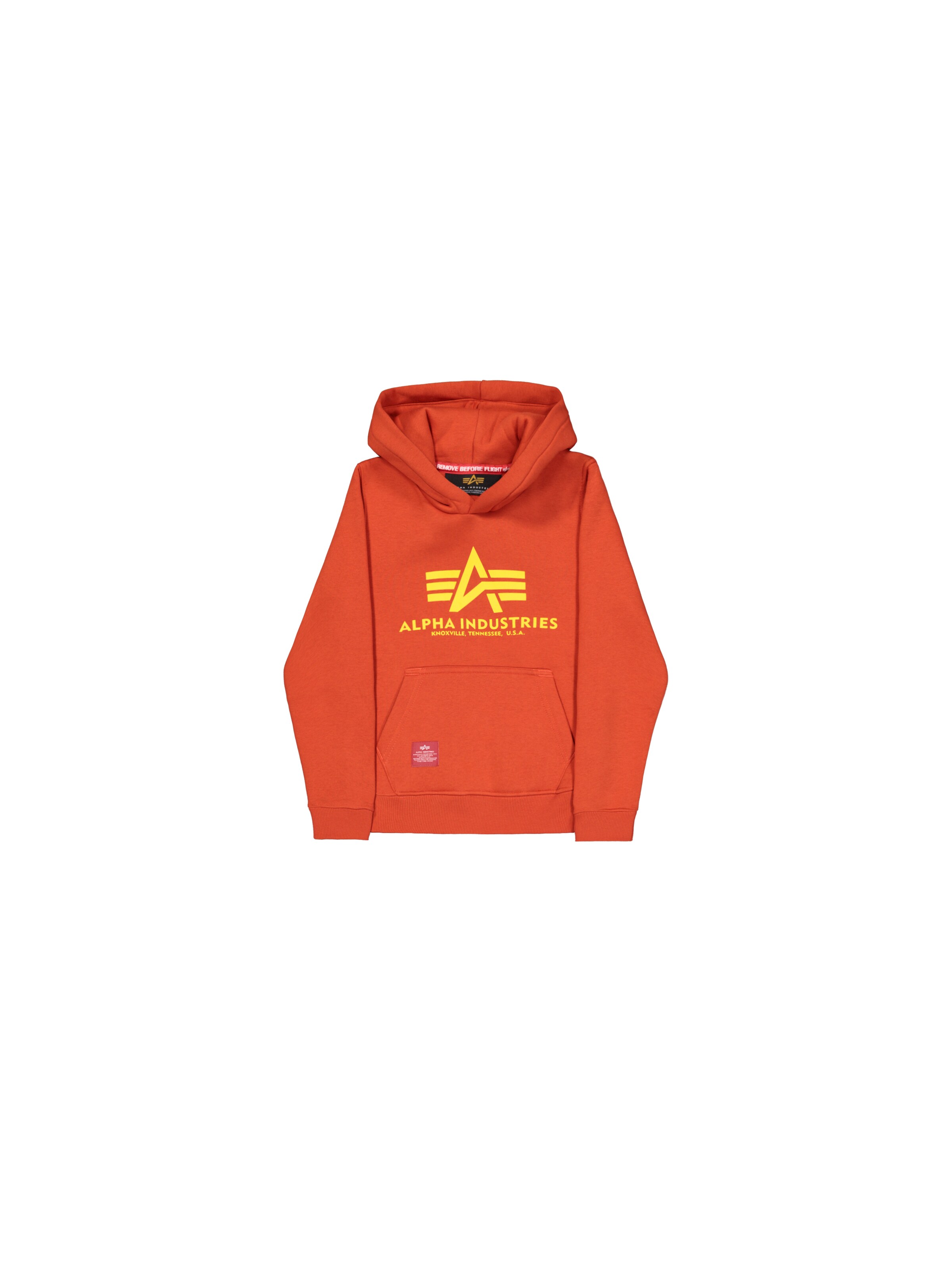 ALPHA INDUSTRIES Sweatshirt in Red: front