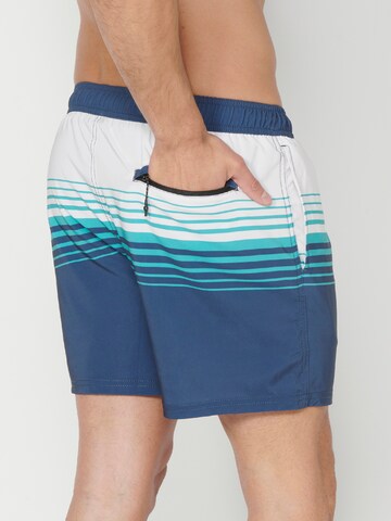 Shorts de bain KOROSHI en mélange de couleurs