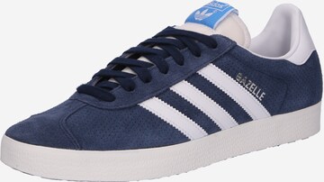 ADIDAS ORIGINALS Platform trainers 'GAZELLE' in Blue: front