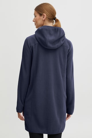 Oxmo Fleecejacke 'Fine' in Blau