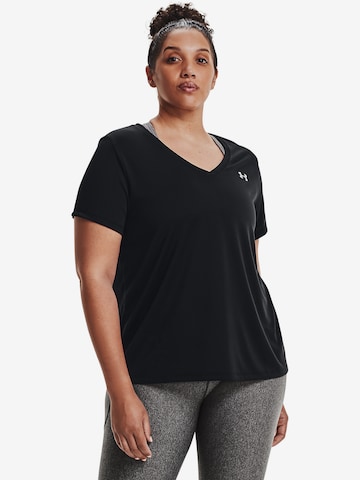 UNDER ARMOUR Funktionsshirt in Schwarz: predná strana