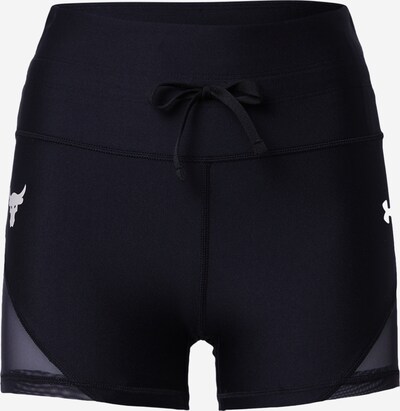 UNDER ARMOUR Sporthose 'Prjct Rock' in schwarz / weiß, Produktansicht