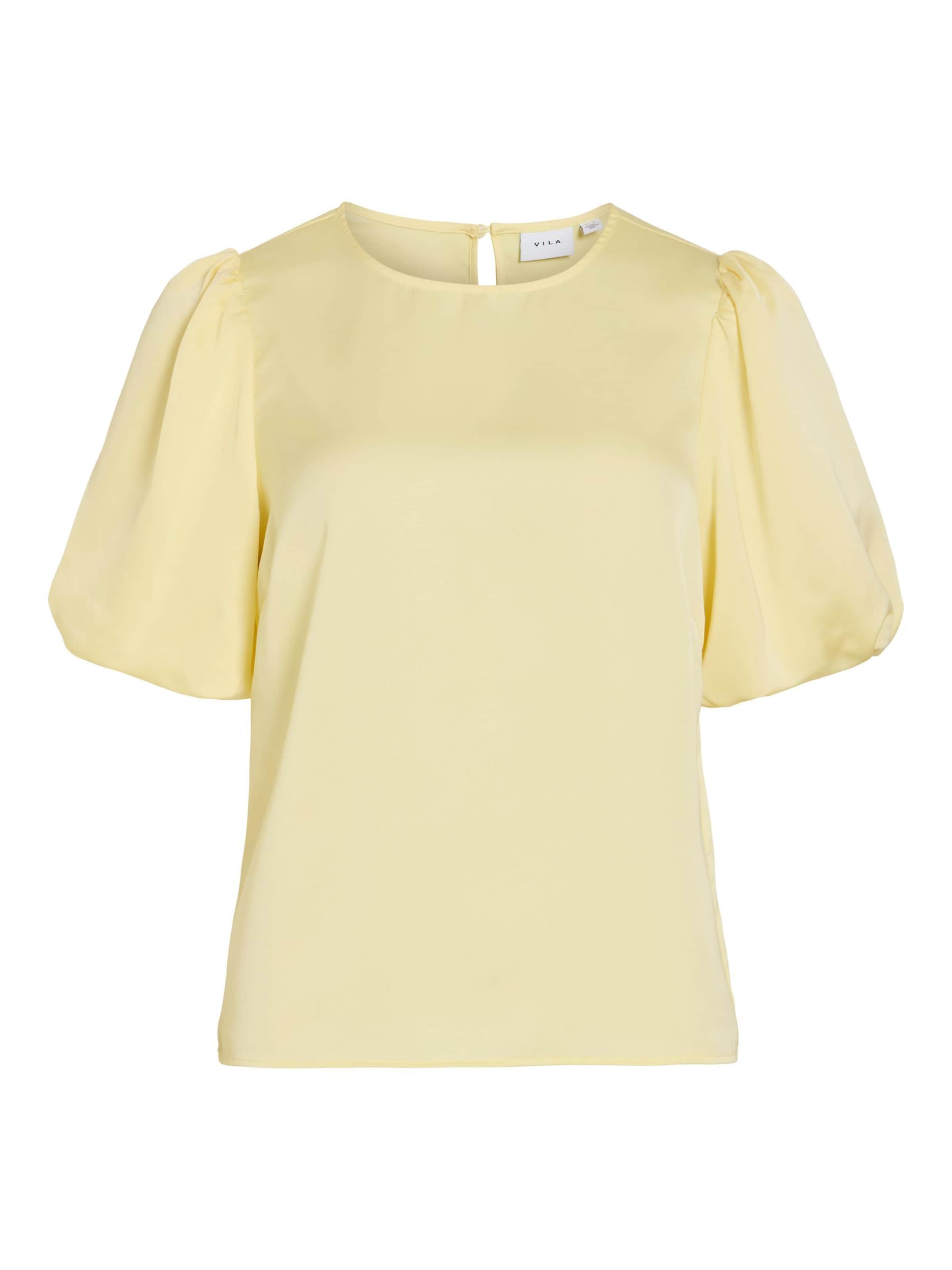 Camicia da donna 'VIELLETTE' di VILA in giallo: frontale