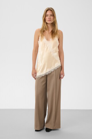 SOAKED IN LUXURY - Top 'Lrianne' en amarillo
