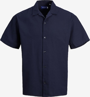 JACK & JONES Regular fit Button Up Shirt 'PALMA' in Blue: front