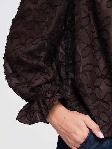 Ombre Bluse‌‌‌‌‌‌ in Braun