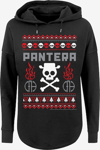 F4NT4STIC Sweatshirt 'Pantera Weihnachten Christmas' in Zwart: voorkant