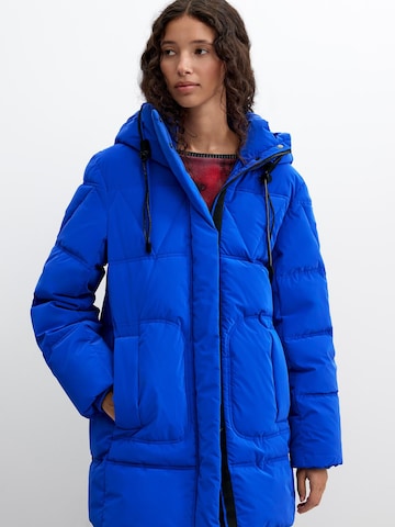Desigual Зимно палто в синьо