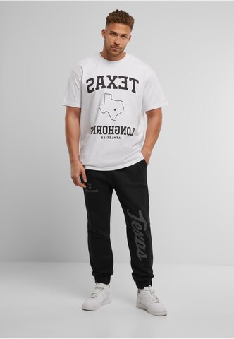 T-Shirt 'Texas Longhorns Mirrored' MT Upscale en blanc