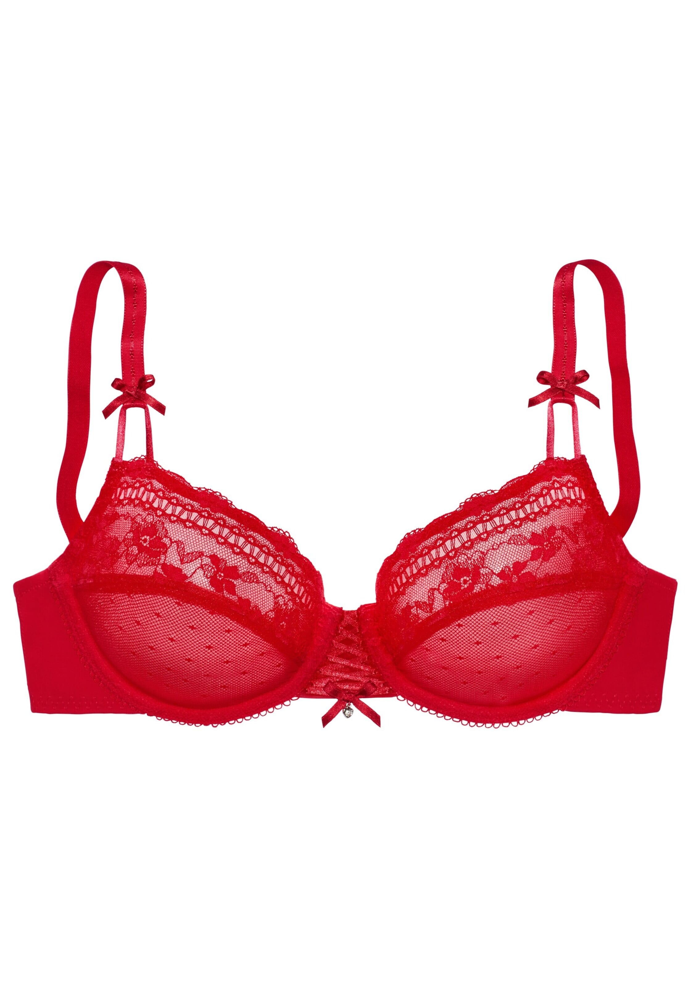 NUANCE T-shirt Podprsenka – červená: přední strana