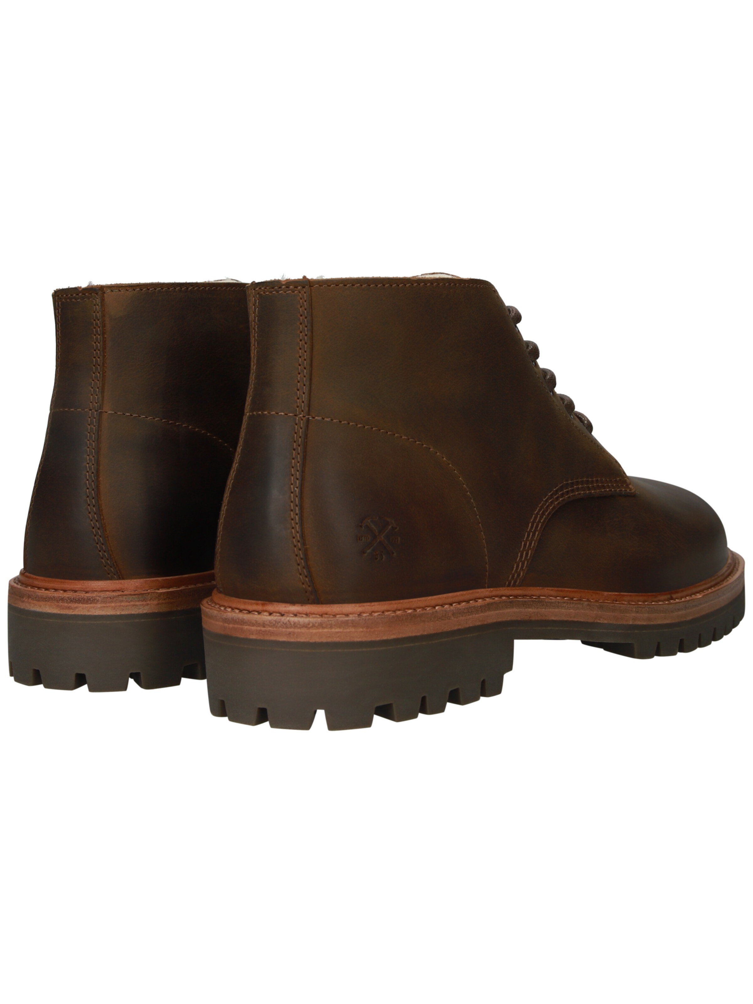Boots stringati 'Gastown Fosca EG581' di BLACKSTONE in marrone