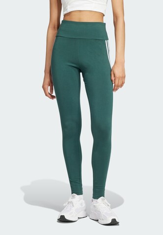 Skinny Leggings di ADIDAS ORIGINALS in verde: frontale