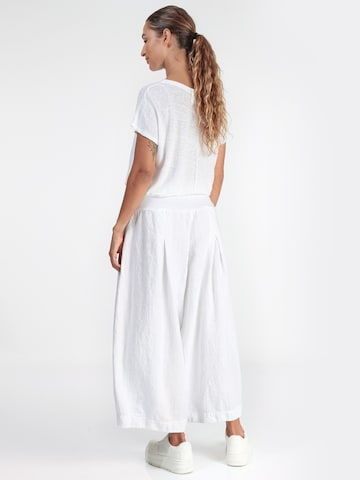 GRIZAS Wide leg Byxa i vit