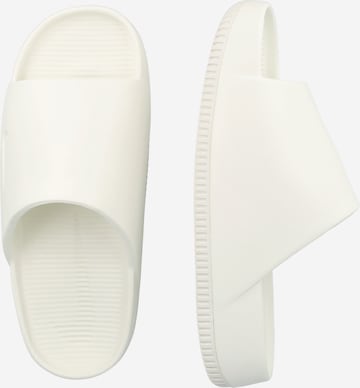 balts Nike Sportswear Ādas čības 'CALM SLIDE'