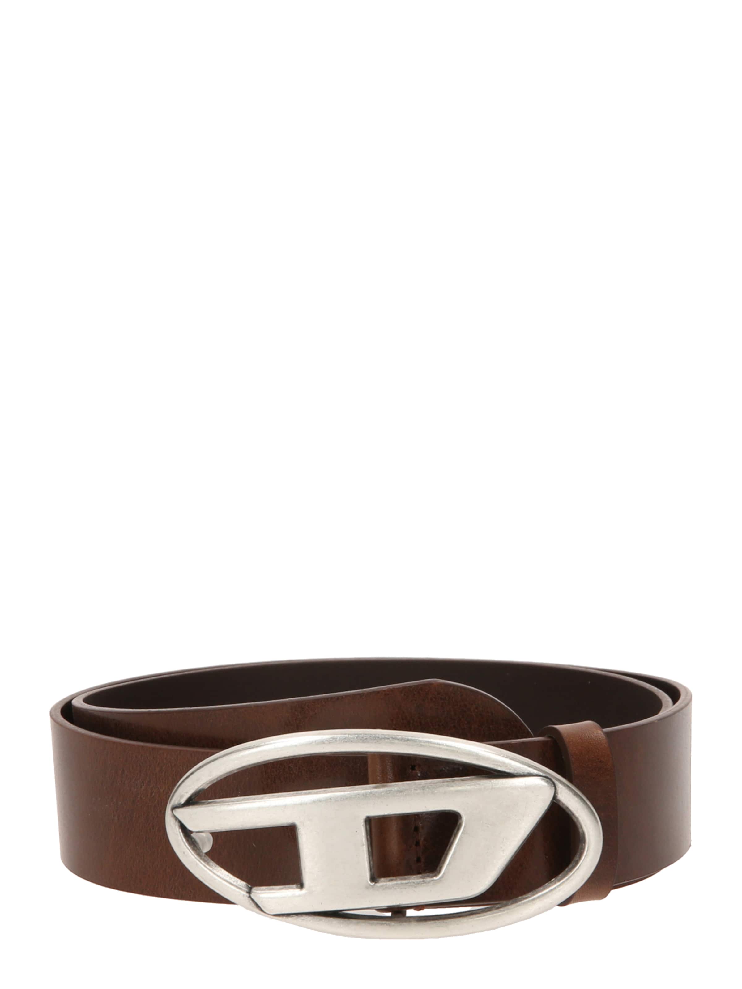 DIESEL Belt in Chocolate / Silver, Item view
