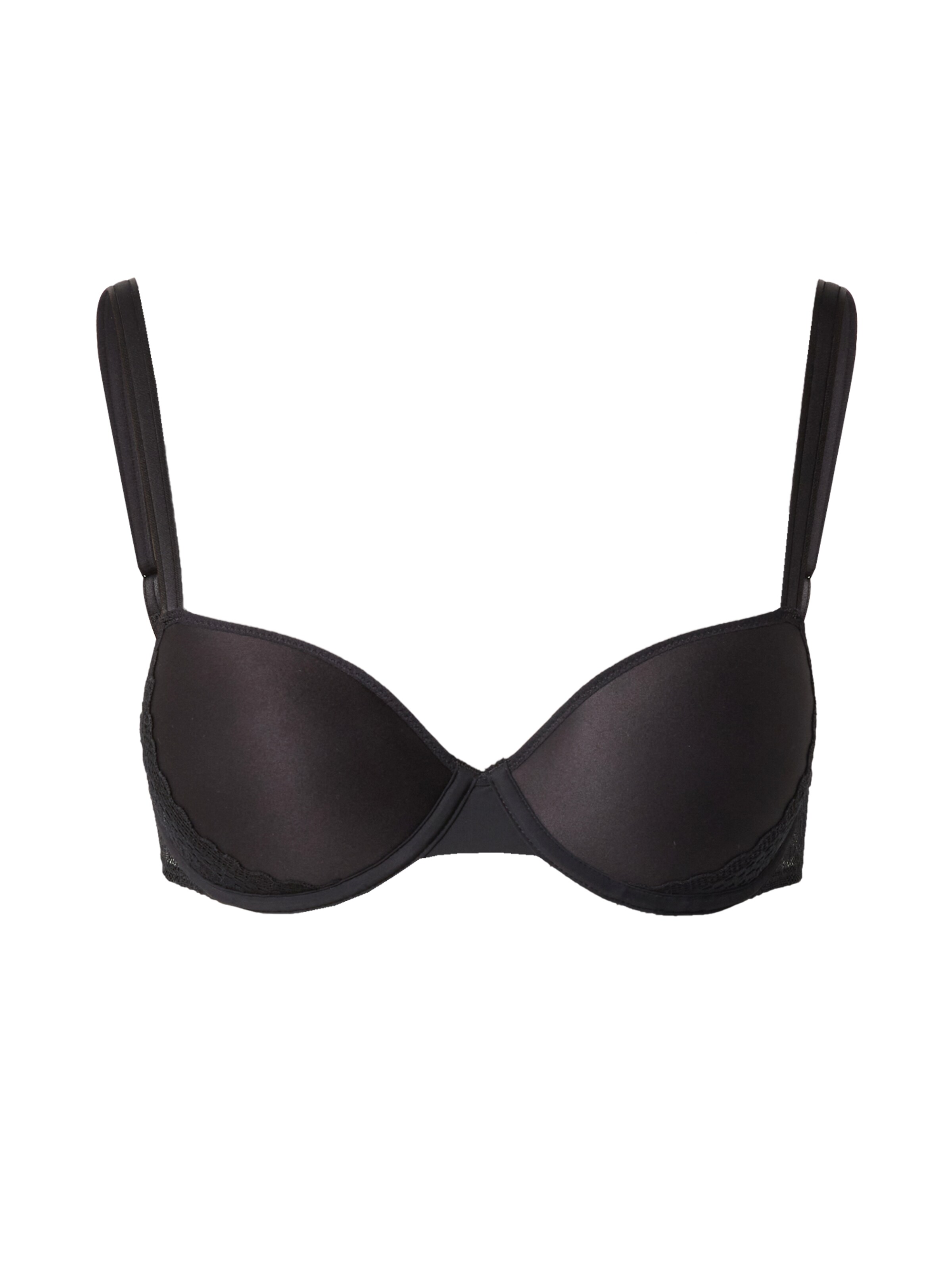 PASSIONATA Push-up Behå i svart: framsida