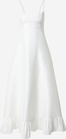 True Decadence فستان سهرة بلون أبيض: الأمام