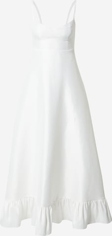 True Decadence Evening Dress in White: front