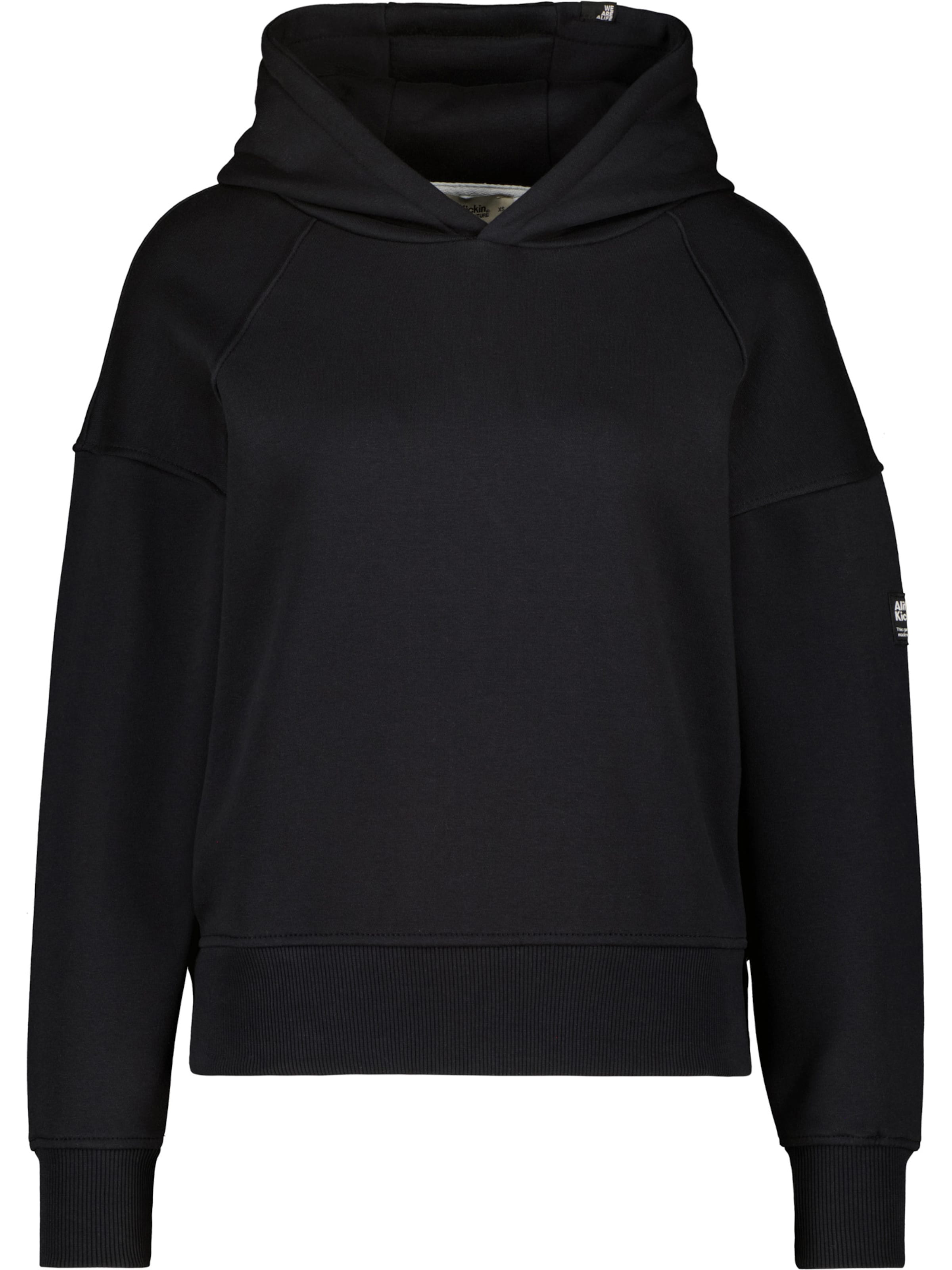 alife & kickin Sweatshirt 'JessyAK A' in Black: front