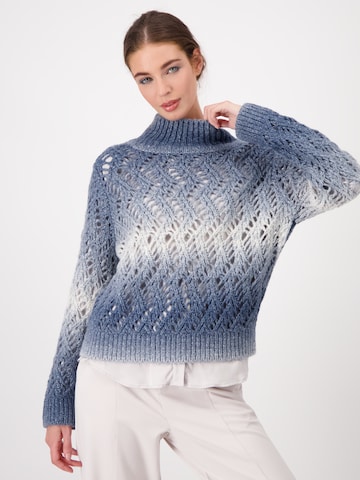 Pull-over 'Spacedye' monari en bleu : devant