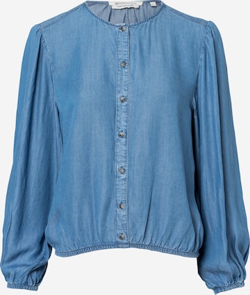 TOM TAILOR DENIM Bluse in Blau: predná strana