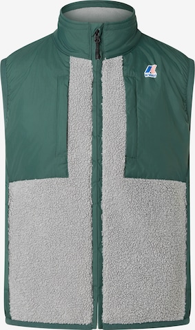 Gilet di K-Way in grigio: frontale