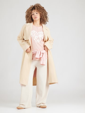 ONLY Carmakoma - Camiseta 'CARMALLE' en rosa