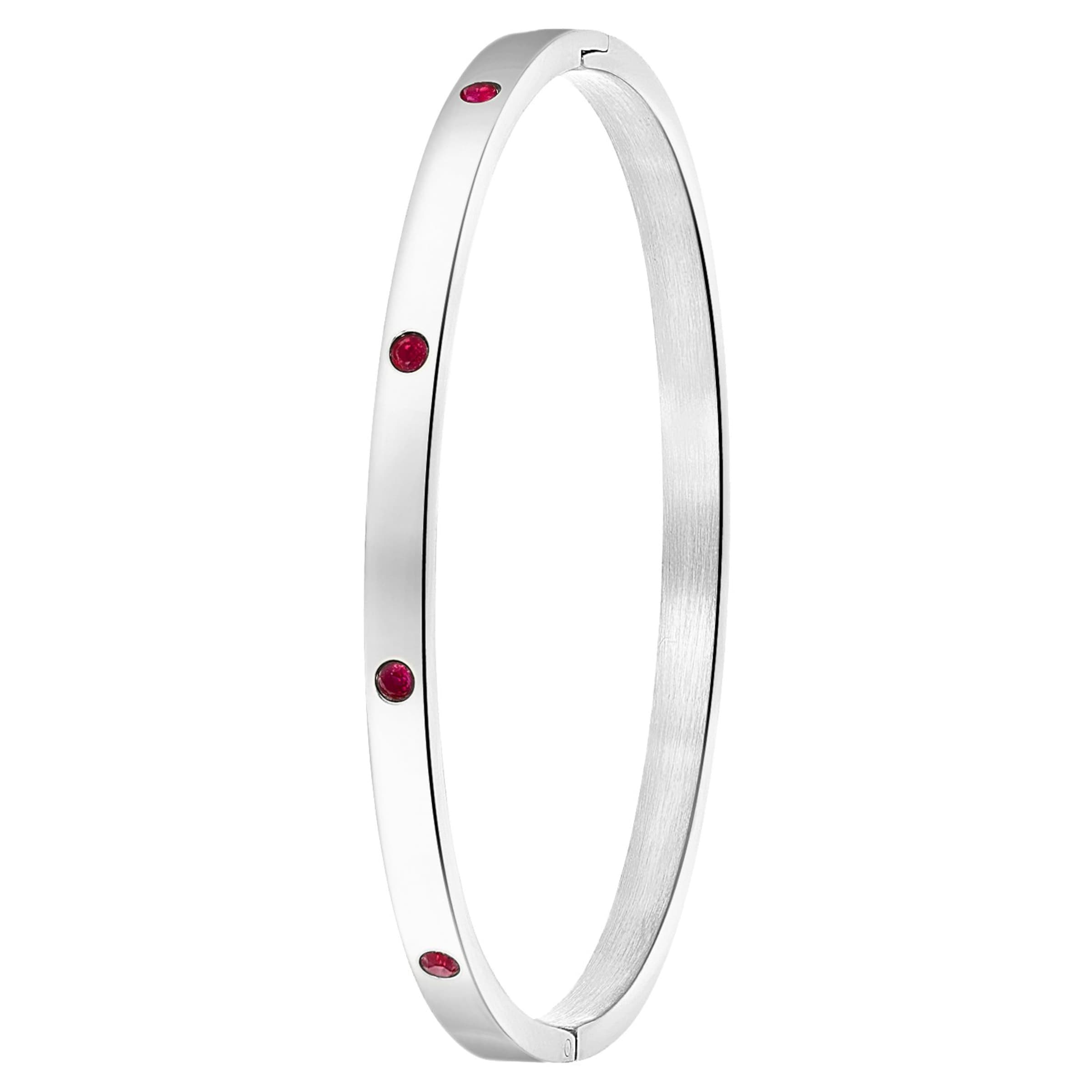 Lucardi Bracelet in Silver: front