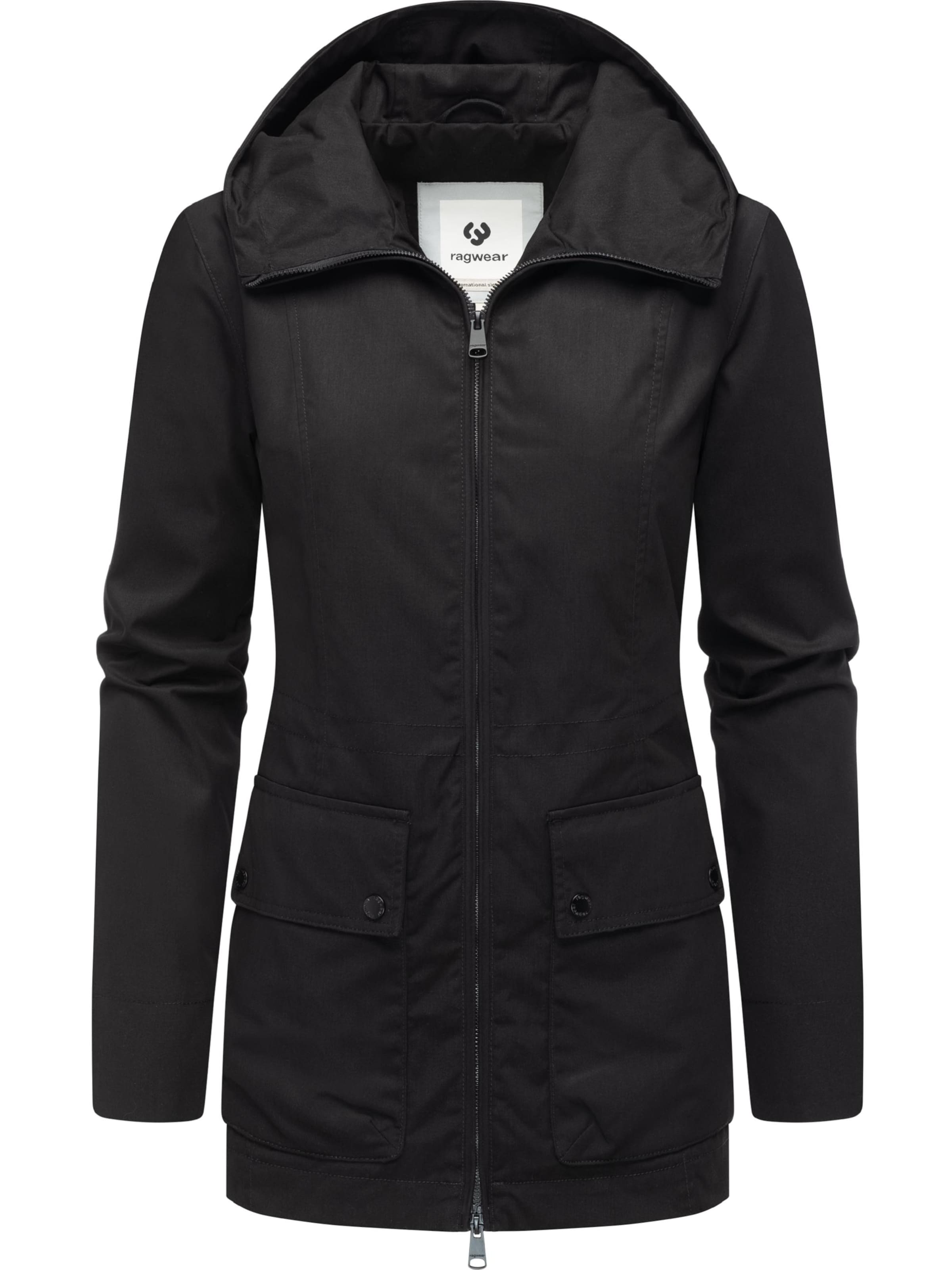 Ragwear Weatherproof jacket 'Monadetta B' in Black