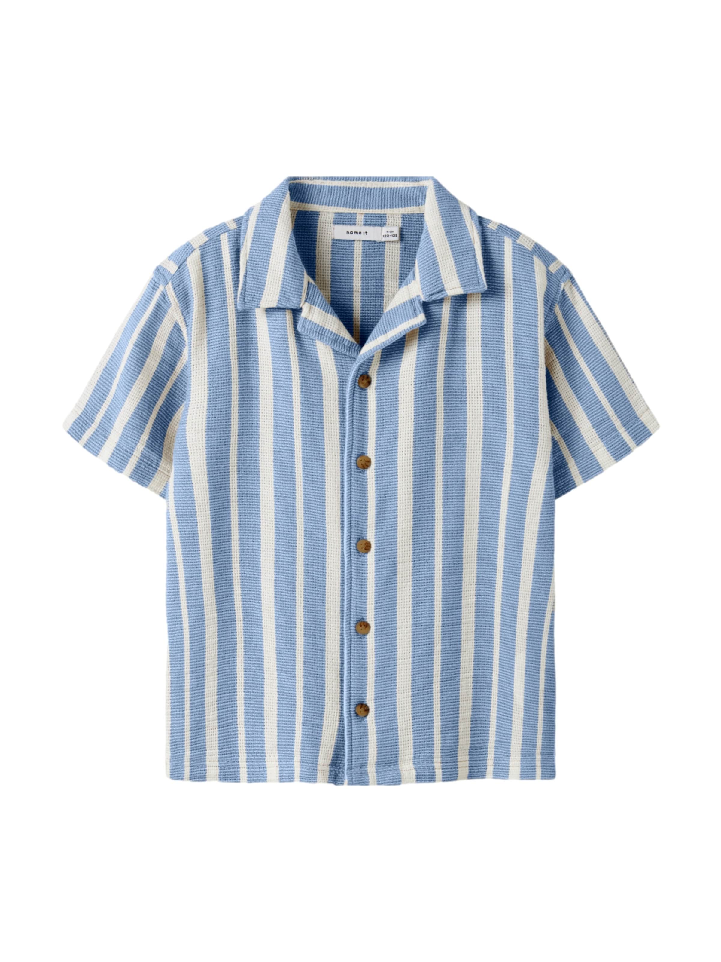 NAME IT Overhemd 'Foko' in Blauw: voorkant