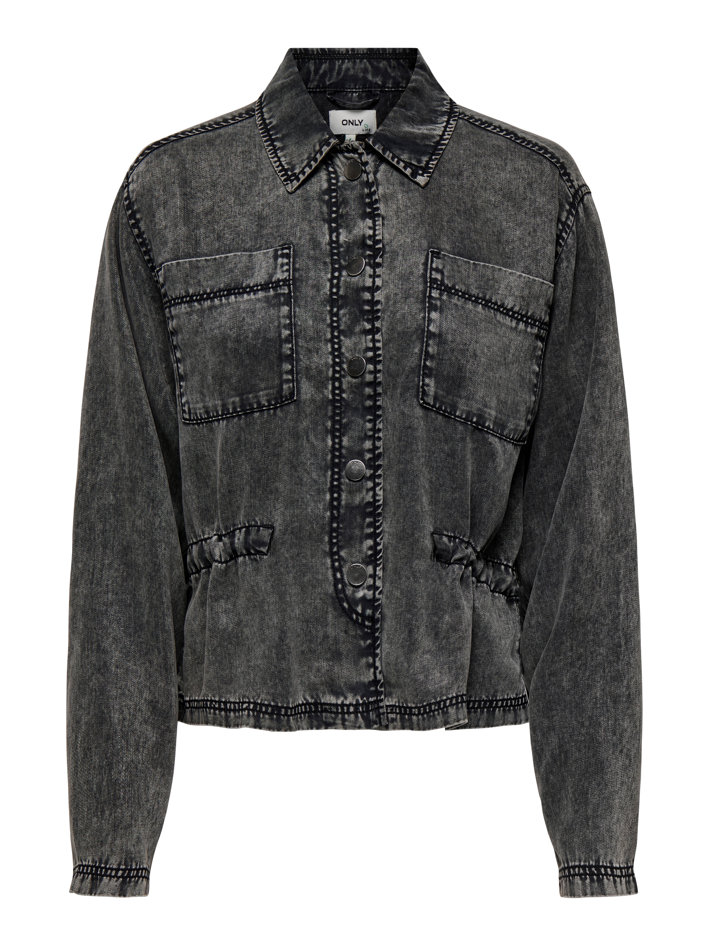 ONLY Veste mi-saison 'ONLKENYA' en gris denim, Vue avec produit