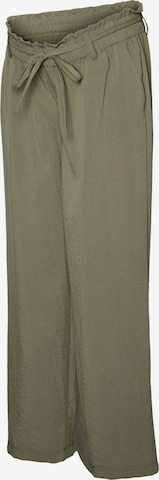 MAMALICIOUS Loose fit Pants 'Diaz' in Green: front