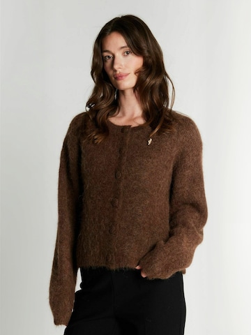 RUE de FEMME - Pullover ' Petra ' em castanho: frente