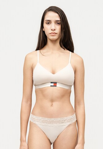 Tommy Hilfiger Underwear Сутиен с триъгълни чашки Сутиен в бежово: отпред