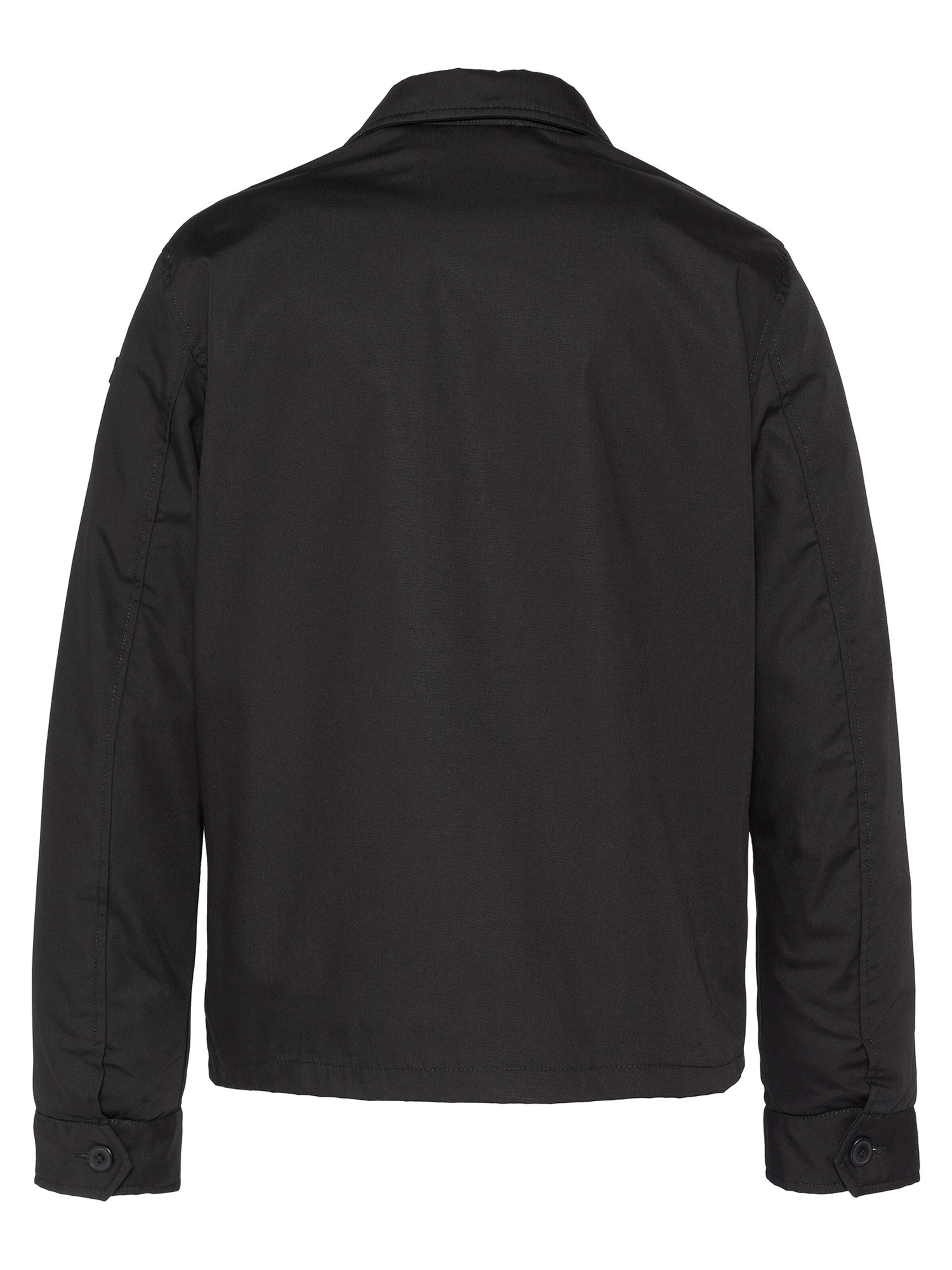Schott NYC Between-Seasons Coat in Black