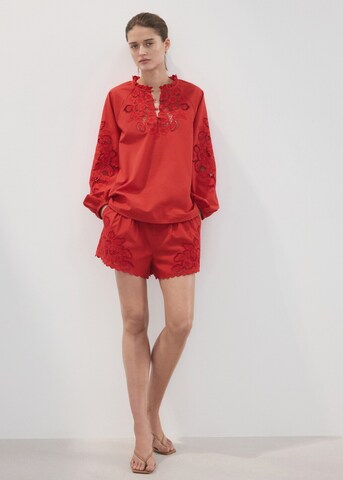 MANGO Regular Hose 'Betty' in Rot