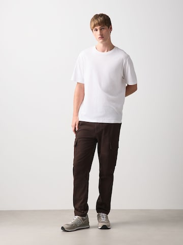 Next Slimfit Bojówki w kolorze brązowy