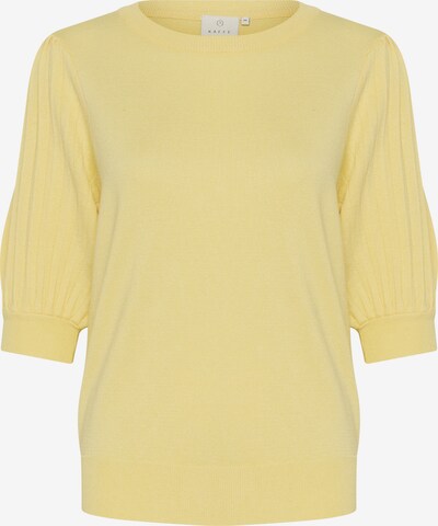 Kaffe Pull-over 'Lone' en jaune pastel, Vue avec produit