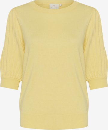 Kaffe Sweater 'Lone' in Yellow: front