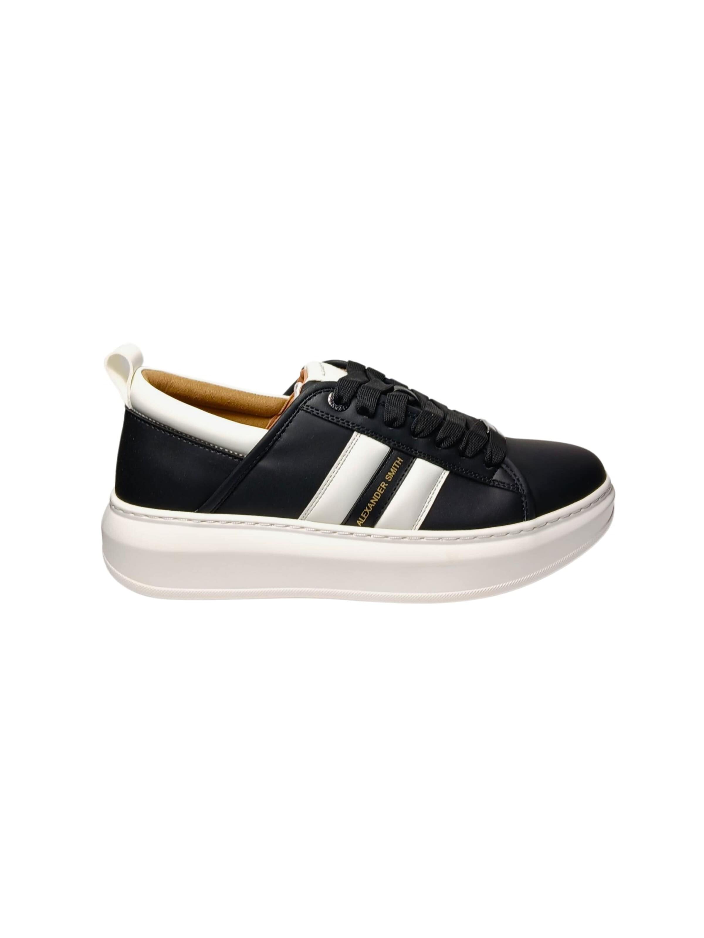 Alexander Smith Sneakers laag in Zwart: voorkant