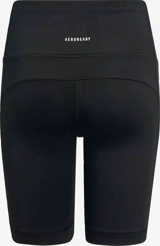 Skinny Pantalon de sport ADIDAS PERFORMANCE en noir